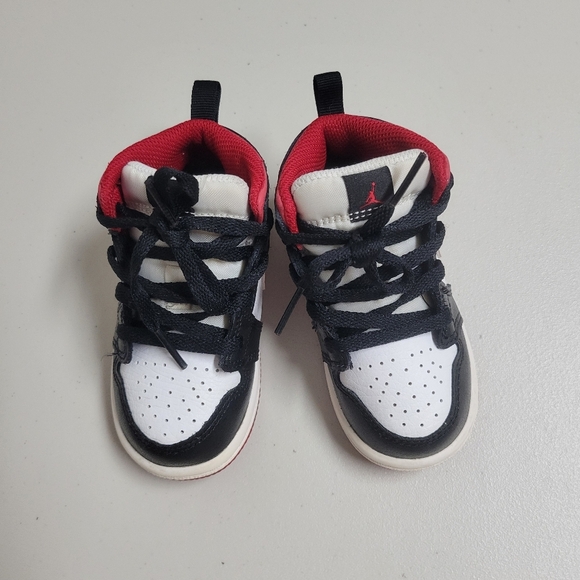 Nike Other - Nike Jordan 1 Mid Bread 640735-122 Toddler Shoes Sneakers Size 6c.